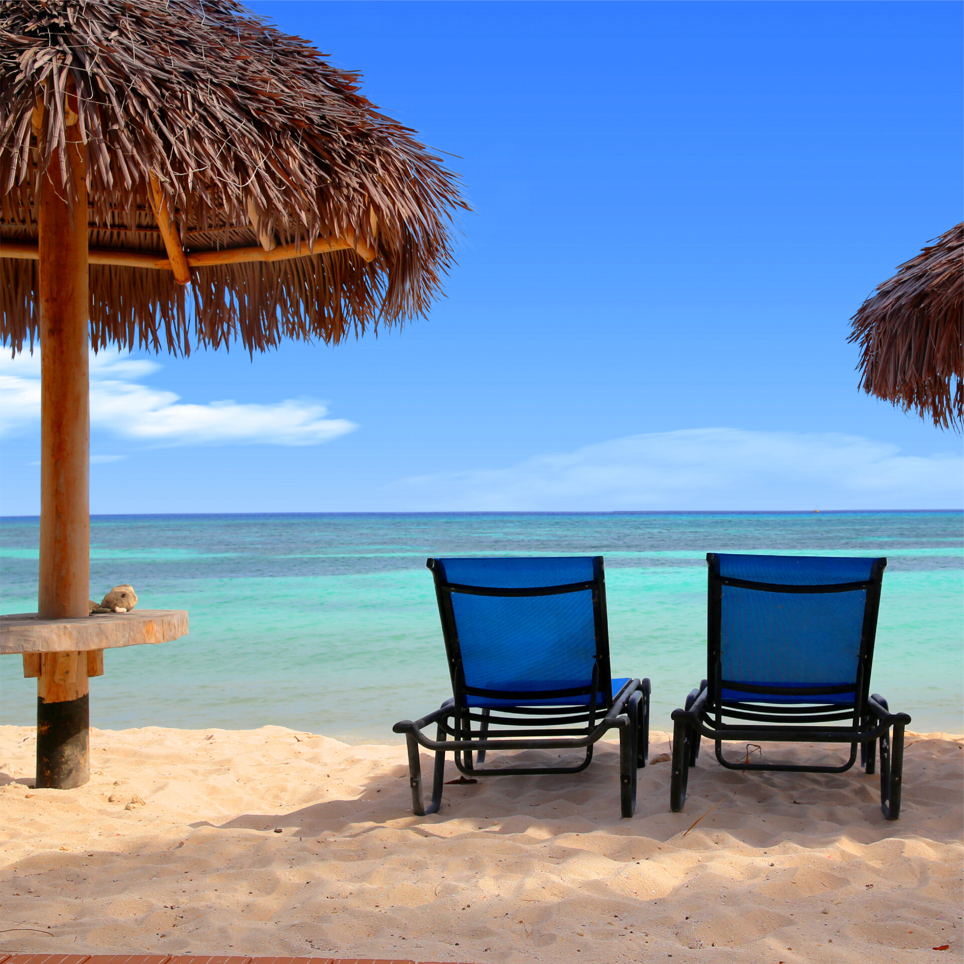 umbrellas on beach