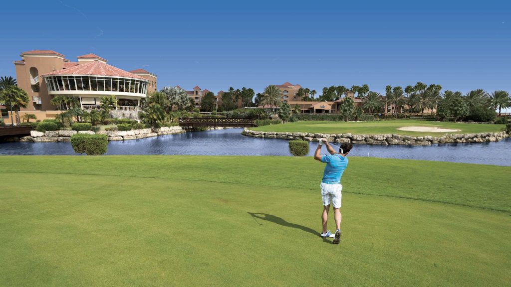 Golfing in Aruba