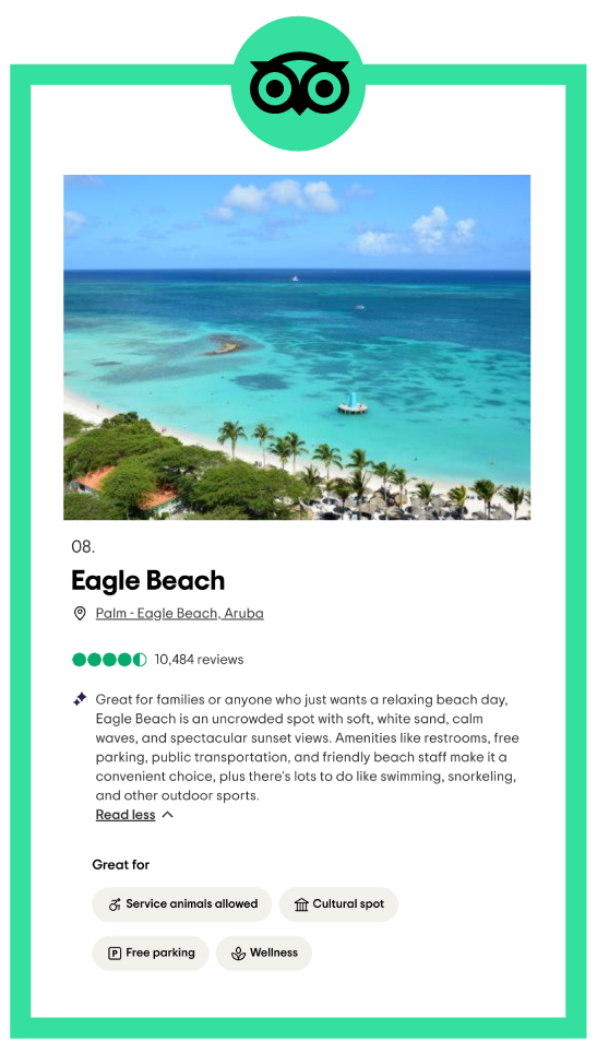 Tripadvisor Eagle Beach Ranking