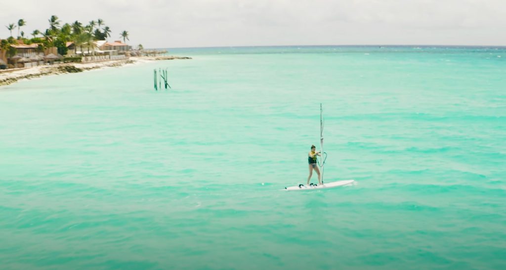 Ellie Smart Windsurfing