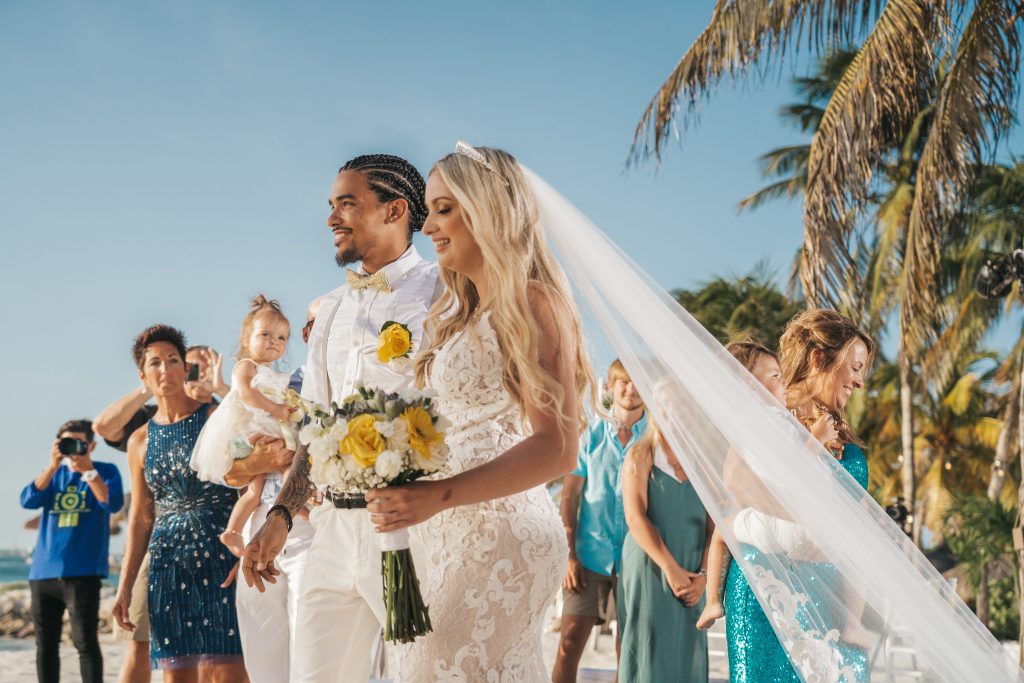 Bride and Groom at Divi Aruba