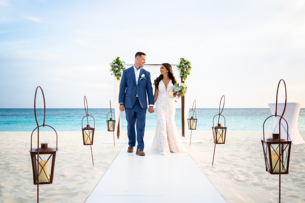 Wedding Ceremony on Divi Beach