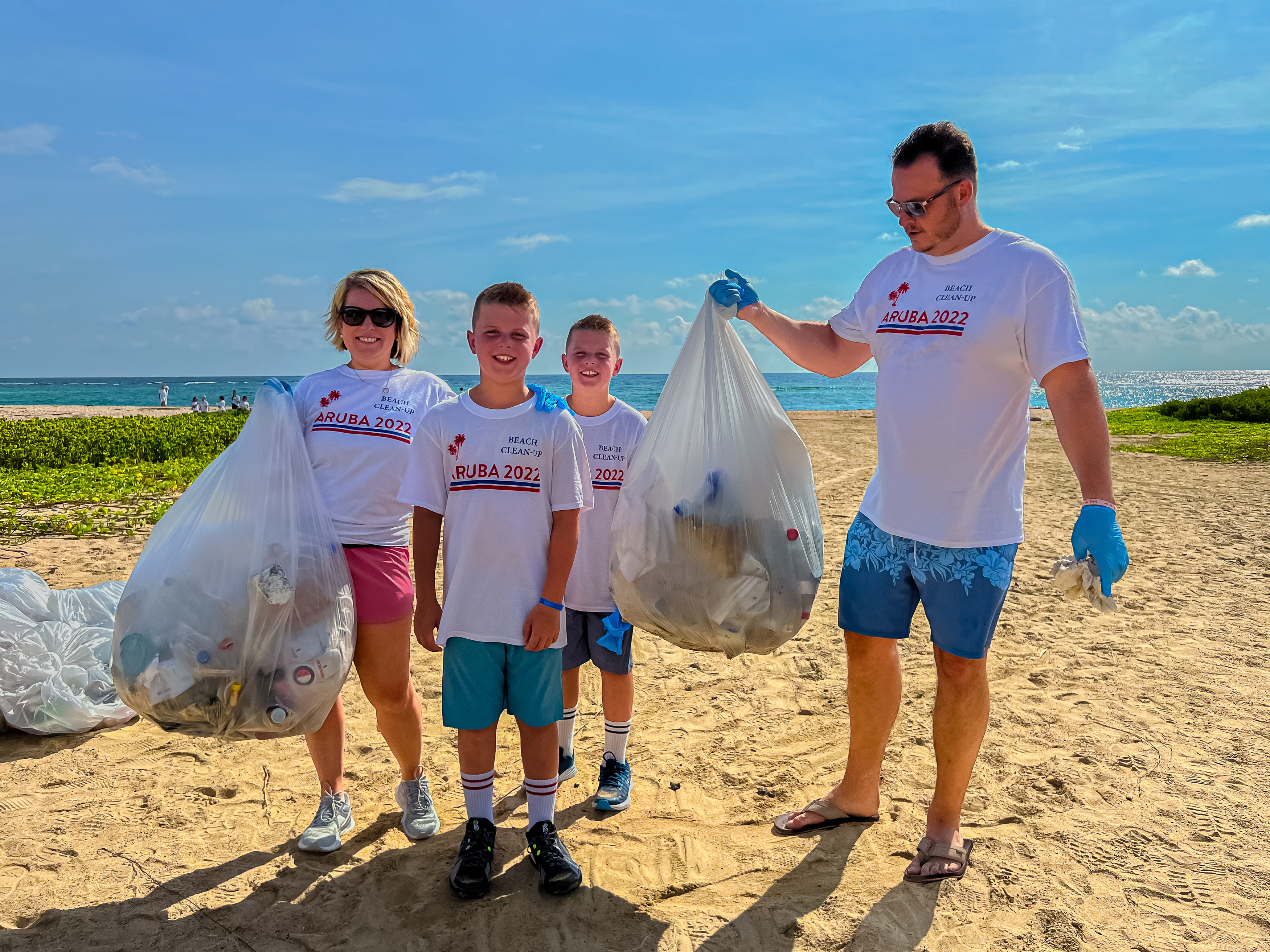 The Lucier Family in Aruba 